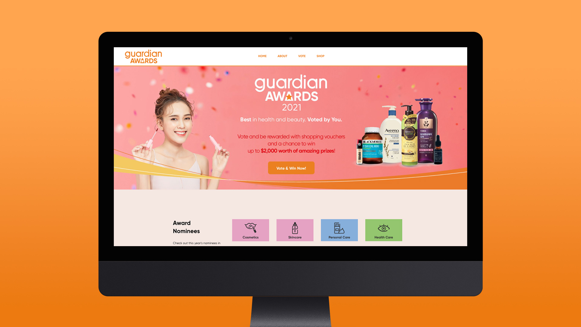 Landing page